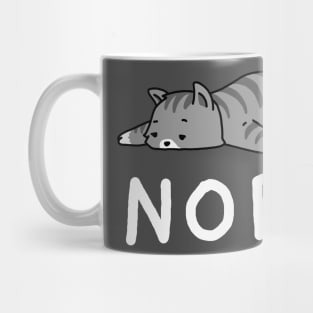 Nope Lazy Cat Mug